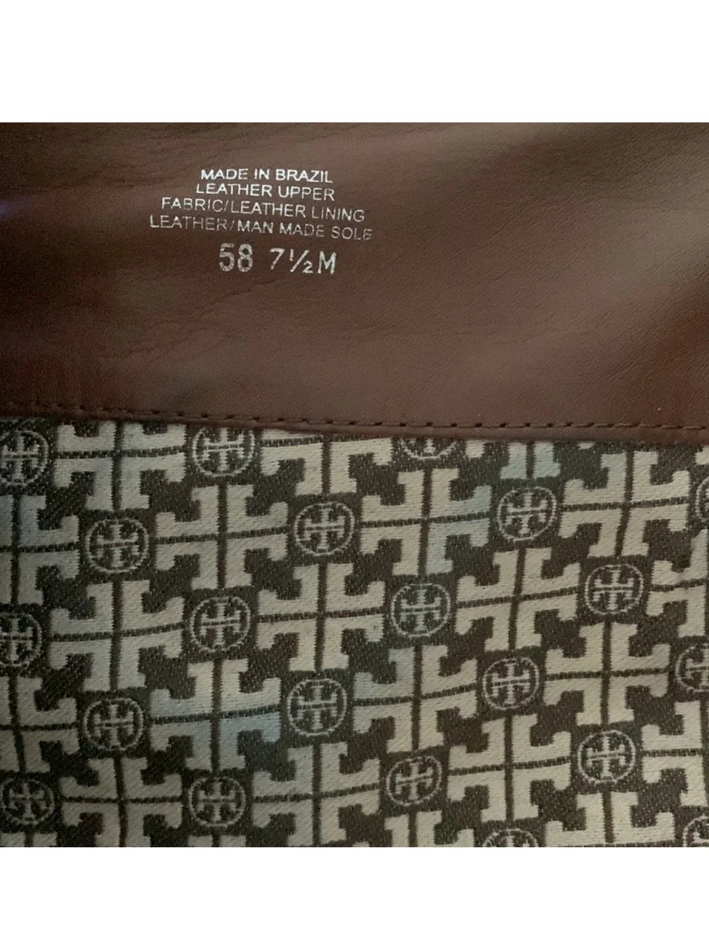 Tory Burch smooth pebbled